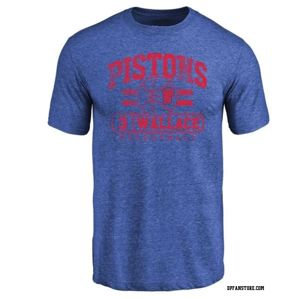Royal Women's Jerry Stackhouse Detroit Pistons Backer Long Sleeve T-Shirt